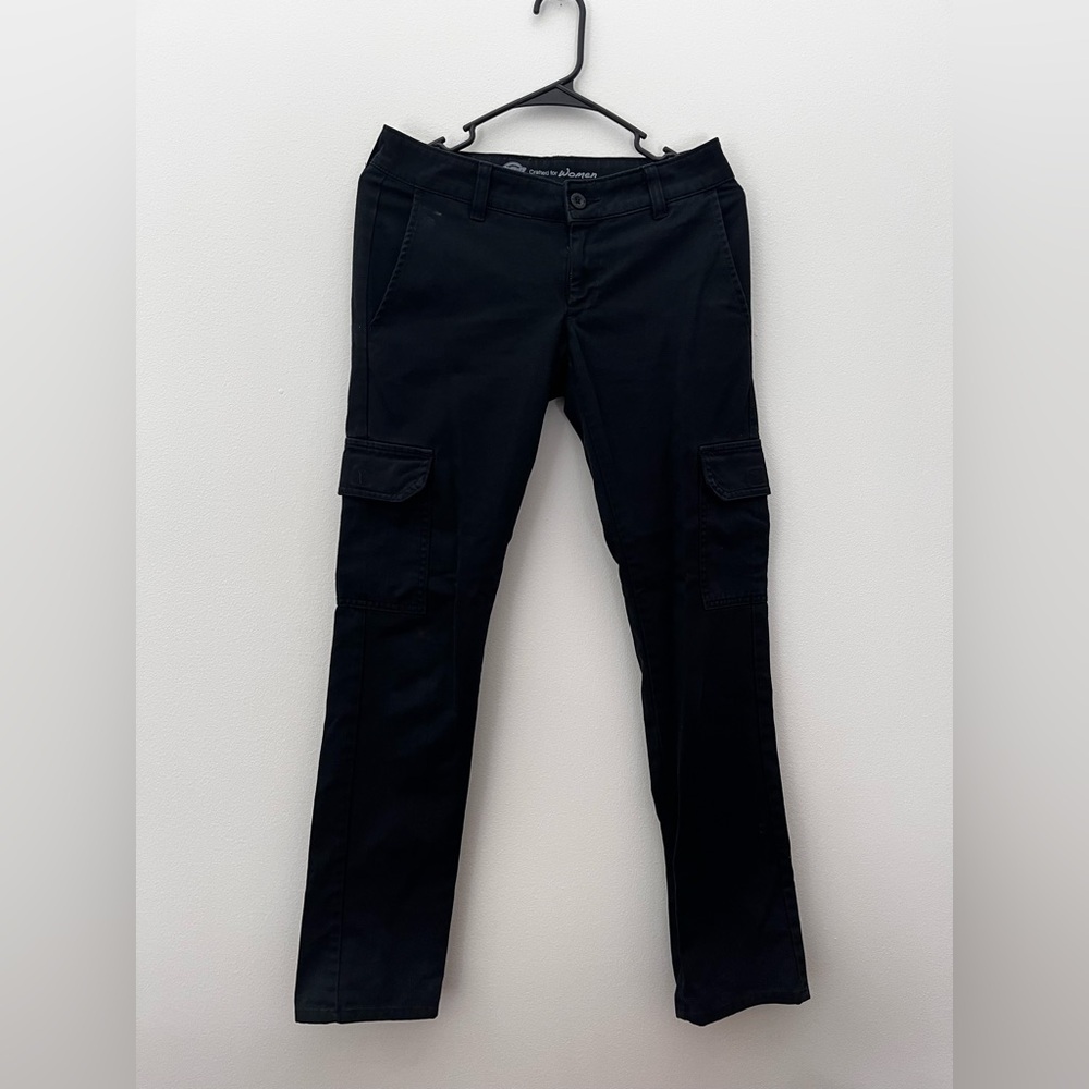 Dickies Women's Straight Leg Black Pants